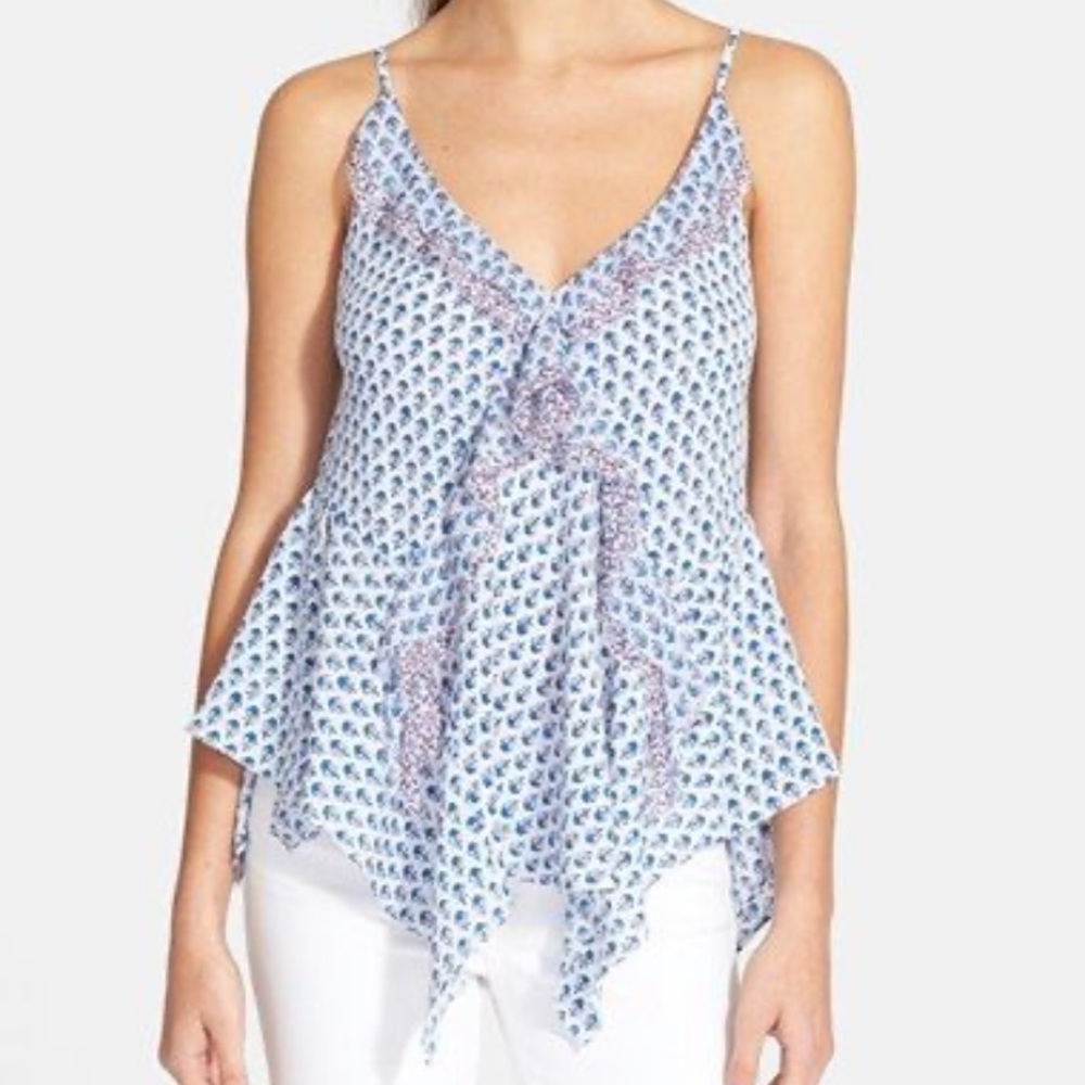 Rebecca Taylor Floral Silk Camisole - Sz 4